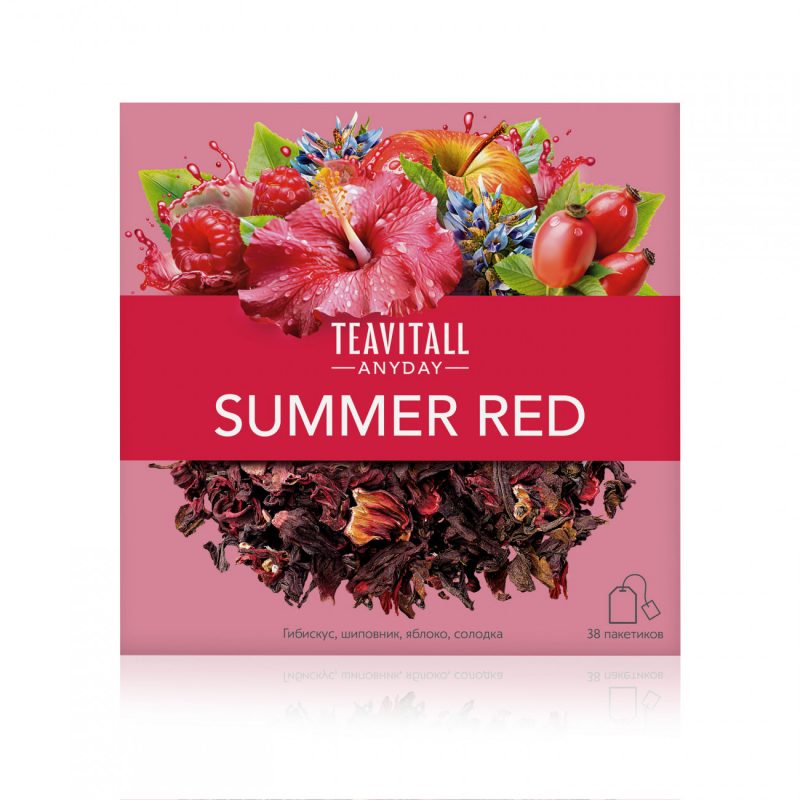 Чайный напиток Teavitall Anyday &laquo;Summer Red&raquo;, 38 фильтр-пакетов